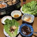 イガchan's cooksnap of when they made サムギョプサル.