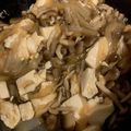 ひなコアラ's cooksnap of when they made 【農家のレシピ】くずし豆腐としめじの煮物.