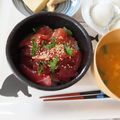 よちりん's cooksnap of when they made まぐろの漬け丼.