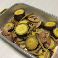 kukuku02's cooksnap of when they made 豚バラ肉とさつま芋とえのき茸の煮物.