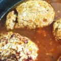 ごじひめ's cooksnap of when they made おからパウダーで煮込みハンバーグ♪.