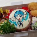 クック502ZU1☆'s cooksnap of when they made すとぷりジェルくんオブラートキャラ弁.
