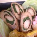 龍青空ママ's cooksnap of when they made 香る♪カニカマの豚肉巻き.