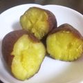 Nぷきちゃん's cooksnap of when they made トースターdeほくほく焼き芋♡.