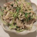 ちゃんＮＡ's cooksnap of when they made 簡単☆豚バラと豆苗の簡ポン酢炒め.