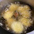 陸ケミ's cooksnap of when they made 簡単♪揚げ物の油がいつまでもきれいに☆.