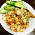 ひなたのねこやなぎ's cooksnap of when they made ニラチャーハン.