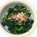 ☆雪矢☆'s cooksnap of when they made 麺つゆだけ♪モロヘイヤのシンプルお浸し.