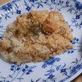 射場南侑's cooksnap of when they made ☆炊飯器で海老ピラフ☆.