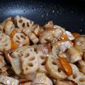 なかたんた's cooksnap of when they made ご飯が進む♡鶏肉とレンコンのめんつゆ炒め.