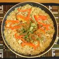 クック6JBVQE☆'s cooksnap of when they made サフラン無し！フライパン☆簡単パエリア.