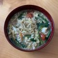 たけチャンmama's cooksnap of when they made ニラ玉トマトの簡単酸辣湯麺.