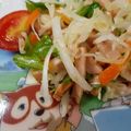 あきつま（杏花☆）'s cooksnap of when they made チャーシュー入りキャベツと長ねぎのサラダ.