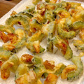 ばたみそーぱん☆'s cooksnap of when they made おつまみにも♪ゴーヤと豚肉のかき揚げ.