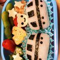 ☆床★'s cooksnap of when they made お弁当☆簡単！電車おにぎり.