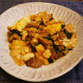 neko＊and…'s cooksnap of when they made 焼き肉のタレで豆腐とニラの卵とじ.