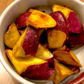 kimikimis's cooksnap of when they made 揚げない砂糖と醤油で簡単大学いも！.