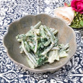 Satoco❋'s cooksnap of when they made 紅苔菜（コウタイサイ）のゴママヨ和え.