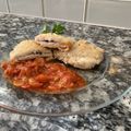 食べ過ぎ野郎's cooksnap of when they made バジルとチーズのポークカツレツ.
