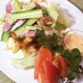 horseland's cooksnap of when they made 一人ランチに。パン耳消費！パンサラダ.