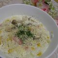 masakohママ's cooksnap of when they made ミルクリゾット（雑炊？？）.