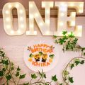 ミルココアン's cooksnap of when they made ミニオン♪１歳のお誕生日プレート☆.