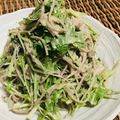 料理男子部🍻's cooksnap of when they made 水菜シャキシャキ♪明太子マヨそば.
