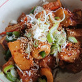 みよママ☆'s cooksnap of when they made 厚揚げとちくわの甘味噌炒め.