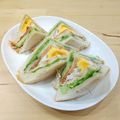 うまうま・らぶ's cooksnap of when they made 簡単！食べ応えたっぷり！クラブサンド.