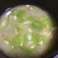 ウクレレおねえさん's cooksnap of when they made 簡単とろとろ！へちまのスープ.