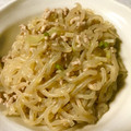 sjhappy's cooksnap of when they made ひき肉と白滝の甘辛炒め.