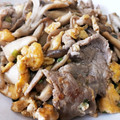 こころ_0722's cooksnap of when they made ✤豚肉toきのこto卵のオイマヨ炒め✤.