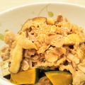 イエローバード's cooksnap of when they made かぼちゃの豚肉あんかけ.