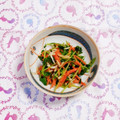 カレンガール's cooksnap of when they made 豆苗と人参のじゃこ炒め♡.