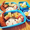 まゅきてぃ☆'s cooksnap of when they made 絵本 おしりたんてい キャラ弁.
