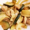料理初心者あぃ☆'s cooksnap of when they made 鶏とズッキーニのぽん酢さわやか炒め.