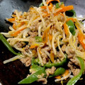 kyobobo's cooksnap of when they made 挽き肉ともやしのオイコチュ炒め♪.