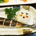 ♡ひな祭り♡'s cooksnap of when they made 大根おろしアートおばけちゃん♡.