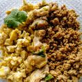 Lake☆Erie's cooksnap of when they made 腸活！高野豆腐炒り卵と鶏むね肉のそぼろ丼.