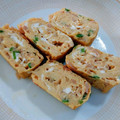 ちょこ☆1205☆'s cooksnap of when they made ＊お弁当＊　紅生姜とねぎの❀卵焼き.