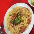 ELLIExBLUE's cooksnap of when they made ペペロン好きの旦那絶賛！塩にんにくパスタ.