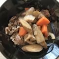 R2016's cooksnap of when they made ごぼうとレンコンの煮物.