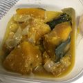 まめ70's cooksnap of when they made 南瓜の味噌ニンニクバター煮。.