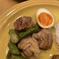 まめちゃん710's cooksnap of when they made 豚こまボールとオクラの甘辛炒め☆☆.