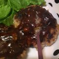 クックHTFUXJ☆'s cooksnap of when they made ハンバーグに麩と牛脂と氷？簡単ふっくら！.