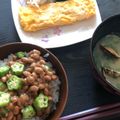 クックHTFUXJ☆'s cooksnap of when they made 時短冷凍でねはねば オクラ納豆.