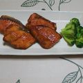 nyangomama's cooksnap of when they made ごはんが進む！鮭のポン酢しょうゆバター.