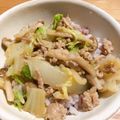 maichoco☆'s cooksnap of when they made 豚挽き肉で簡単♪白菜丼♪.