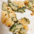 レオノン♥'s cooksnap of when they made コーンとゴーヤの天ぷら.