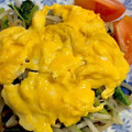 monari0510's cooksnap of when they made 節約激ウマ！もやしと小松菜の半熟マヨたま.